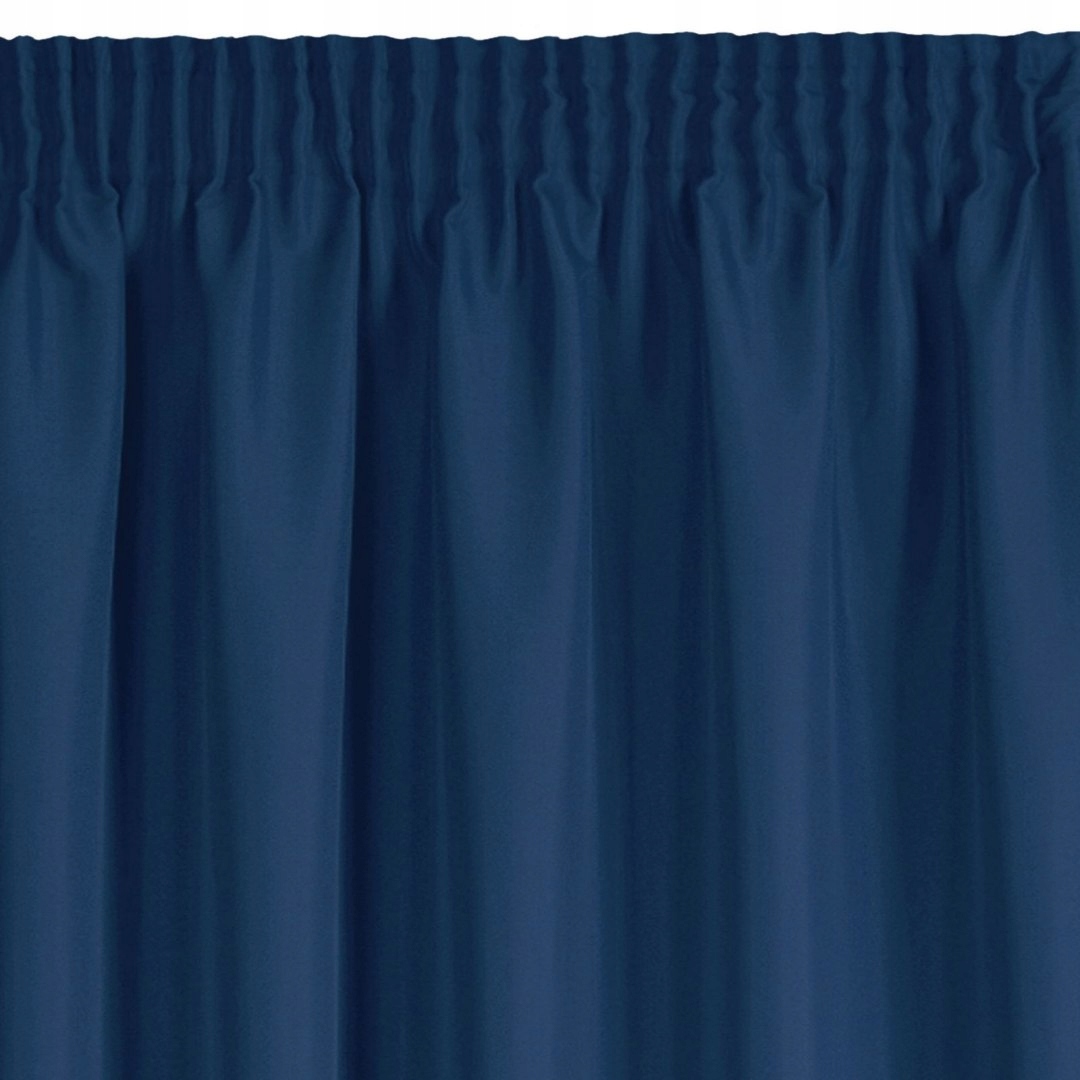 ZASŁONA GOTOWA EUROFIRANY RITA NA TAŚMIE 140X270 C Kolor odcienie niebieskiego