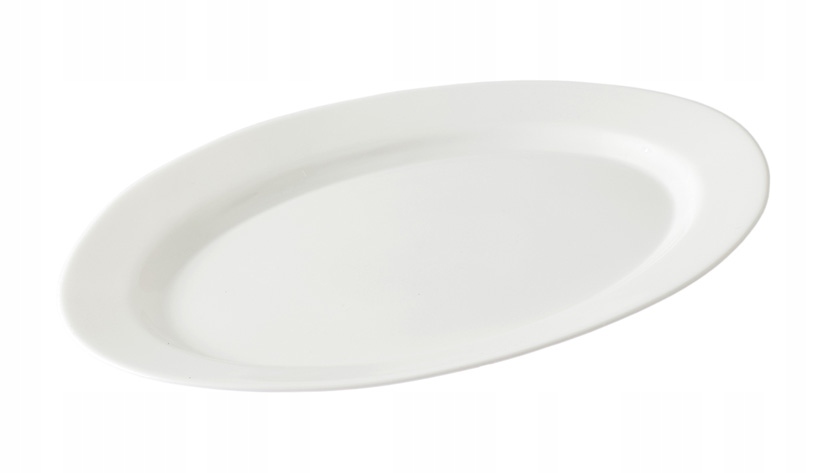 półmisek owal 6szt. 36cm  biała porcelana ELBA | 160-0030 — 3