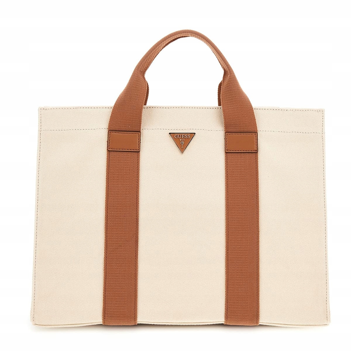 Guess Béžová Dámská Prostorná Kabelka Přes Rameno