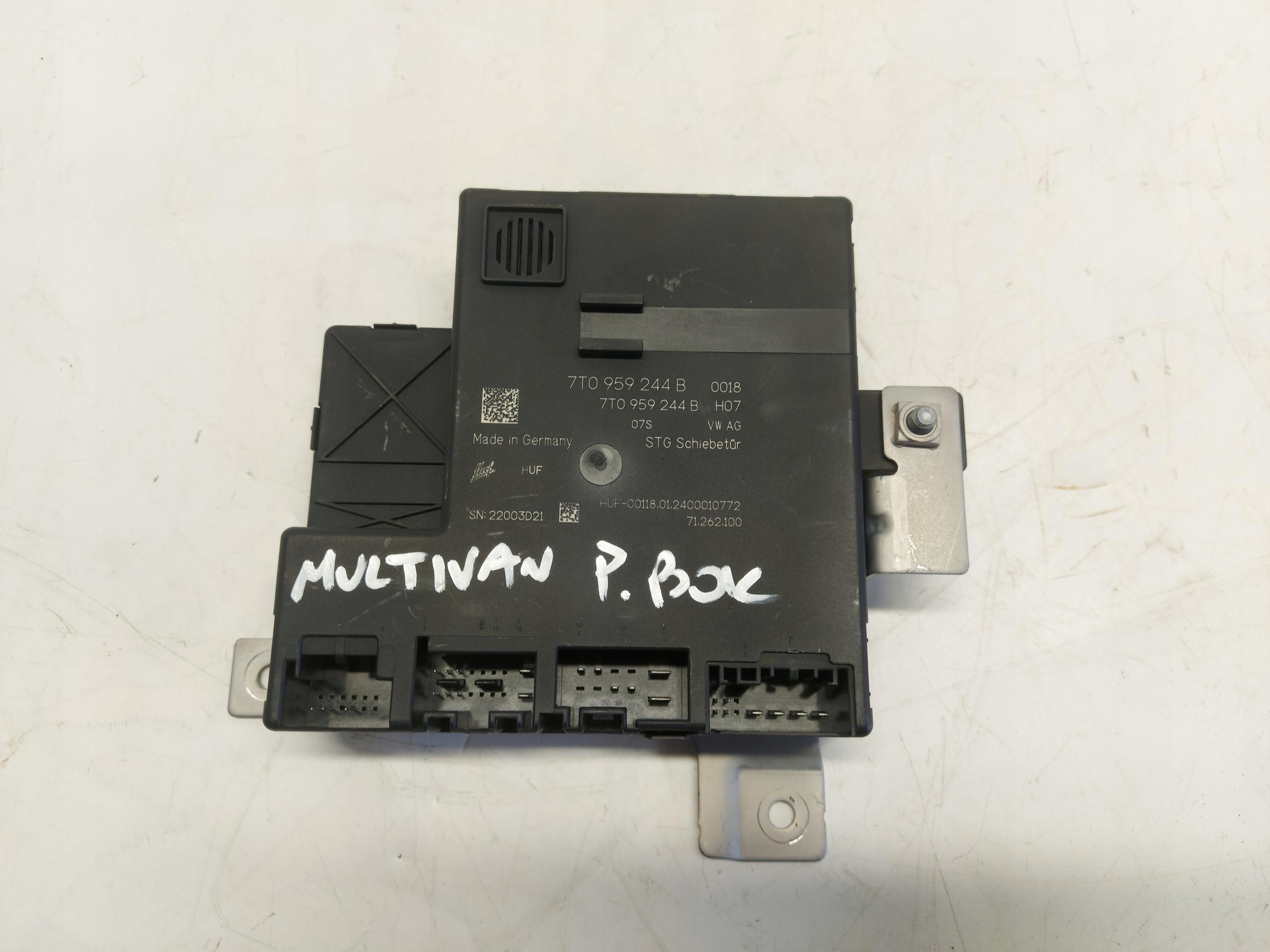 VW Multivan 7T0 T7 module control unit door front 7t0959244b