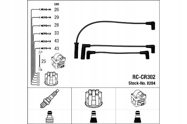 Ngk Zapalovací Kabely Jeep Cherokee 4.0 I (xj)