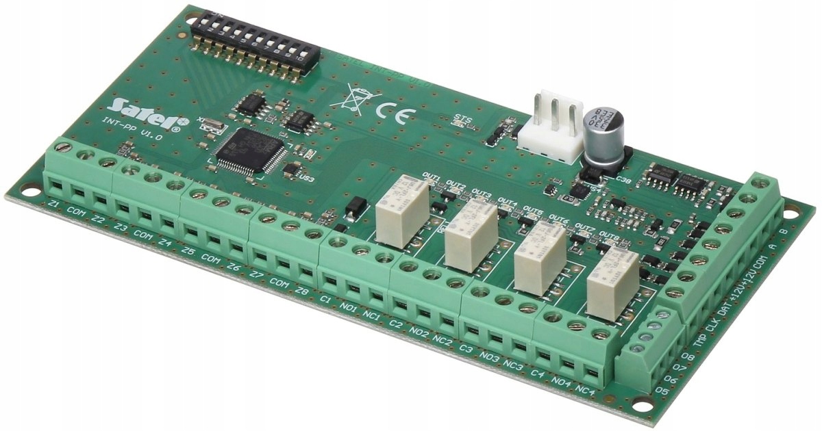 Expandér Int-pp 8 VSTUPOV/8 Výstupov Satel