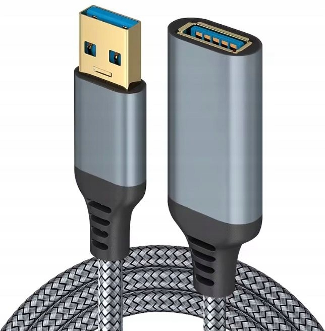 Przedłużacz USB 3.2 gen Kabel USB A Wtyk - USB A Gniazdo 5m