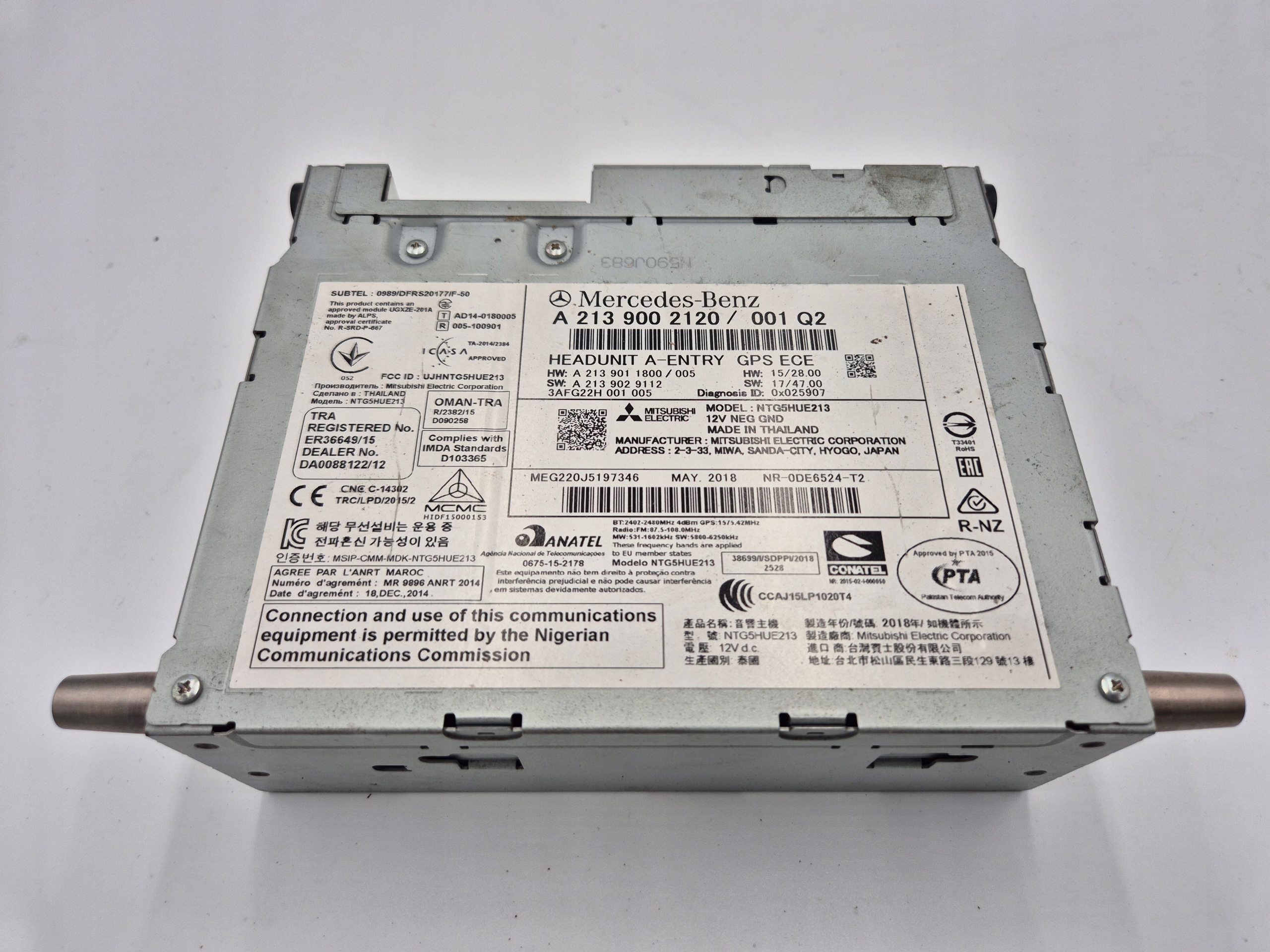 RADIO player CD navigation 2139002120 MERCEDES W213