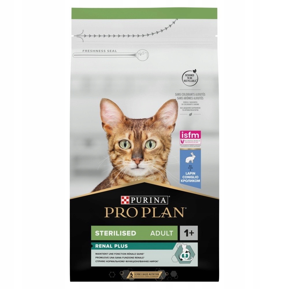 Purina Pro Plan Sterilised Renal Plus Králík suché krmivo pro kočky 1.5 k