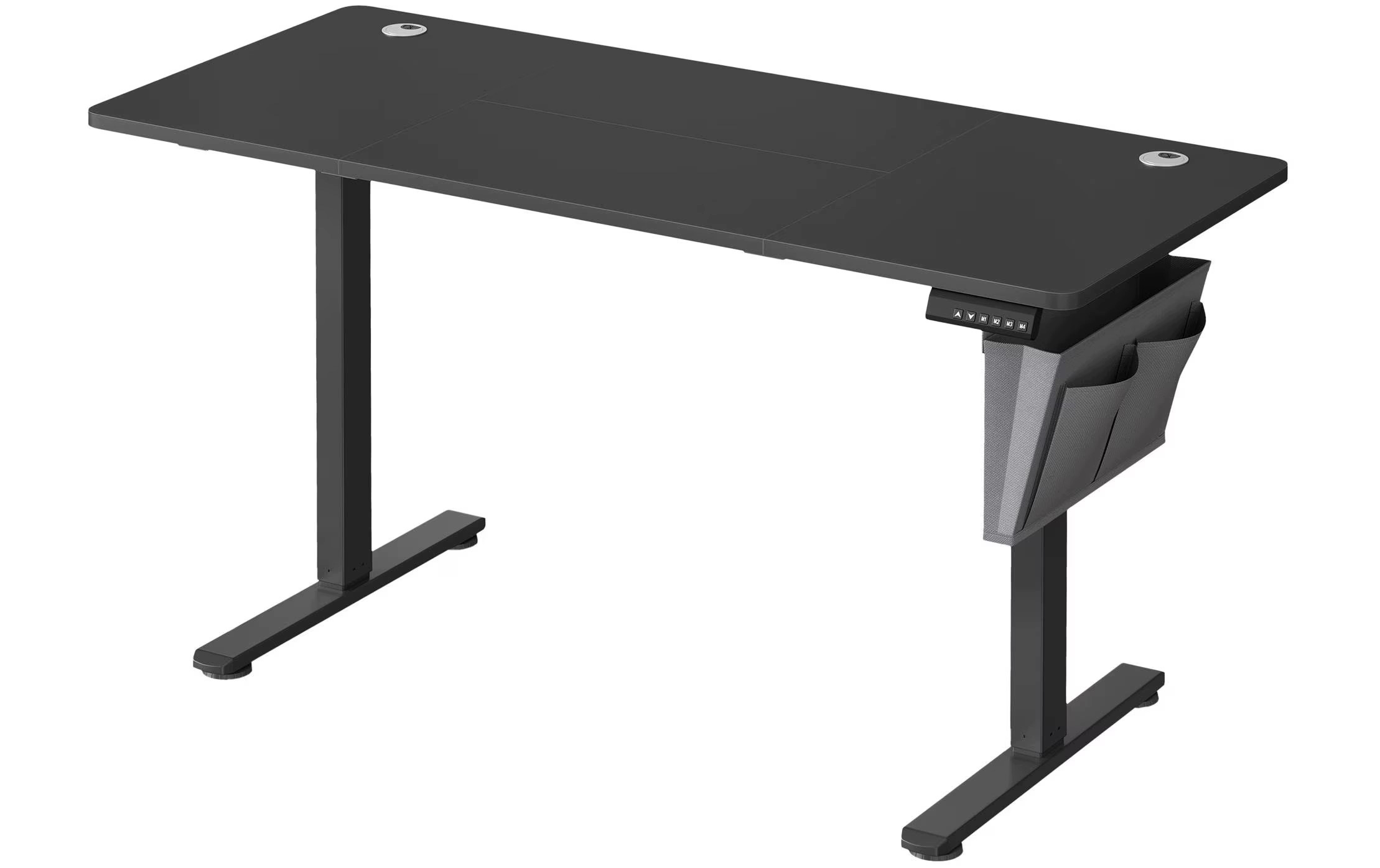Elektryczne biurko z regulacją wysokości Vasagle Foral 140 cm czarne