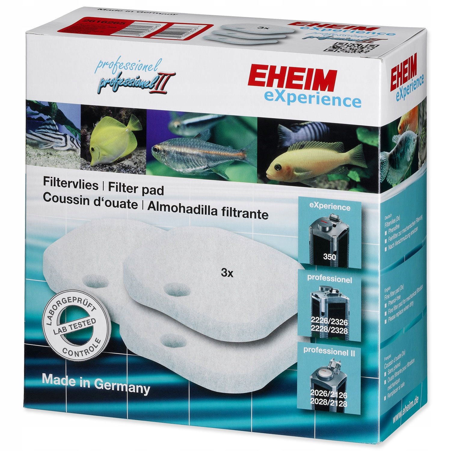 Levně Náplň Eheim vata filtrační jemná Experience 350 3ks