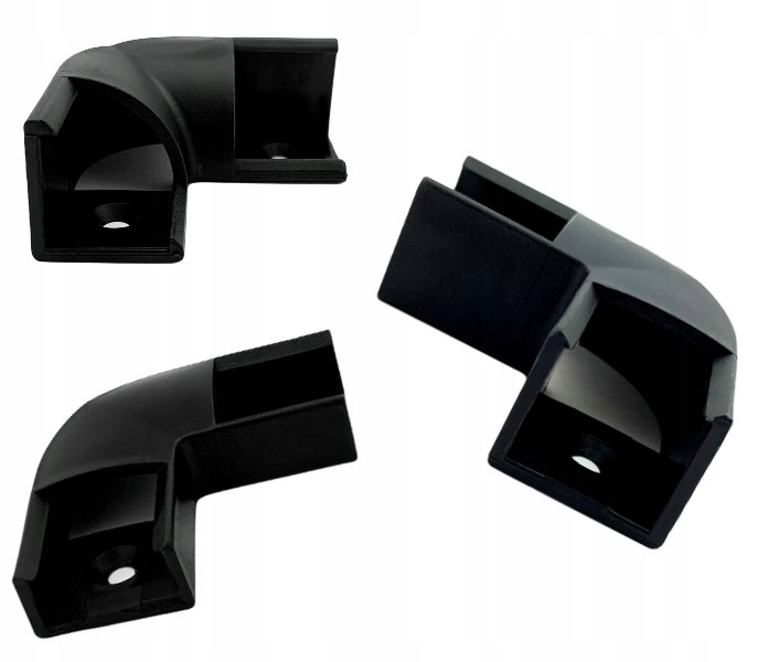 ŁĄCZNIK KĄTOWY DO PROFILU LED LP-C CZARNY Typ inny