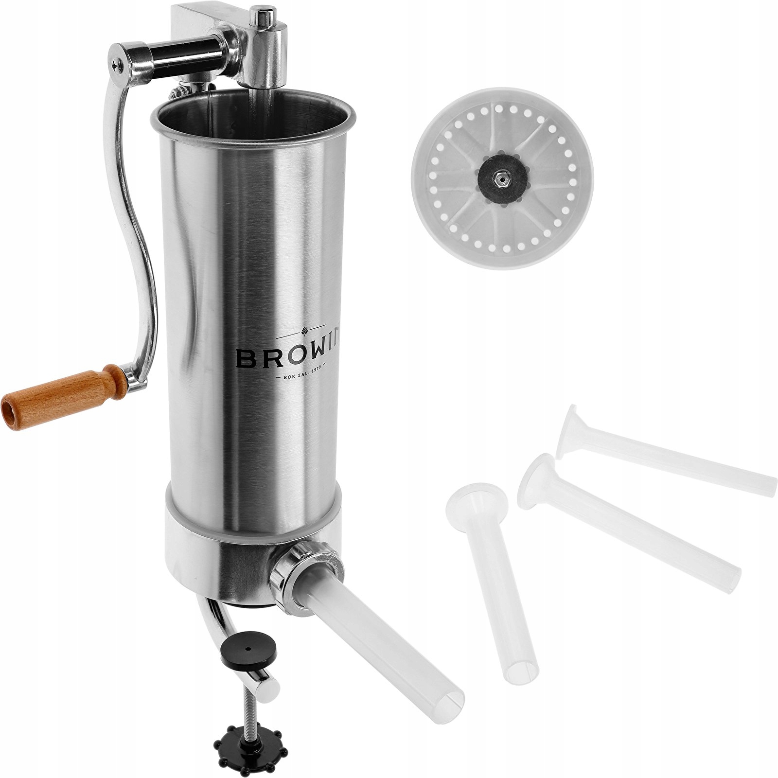 

Nadziewarka Do Kiełbasy Pionowa 3kg 311002 4 lejki