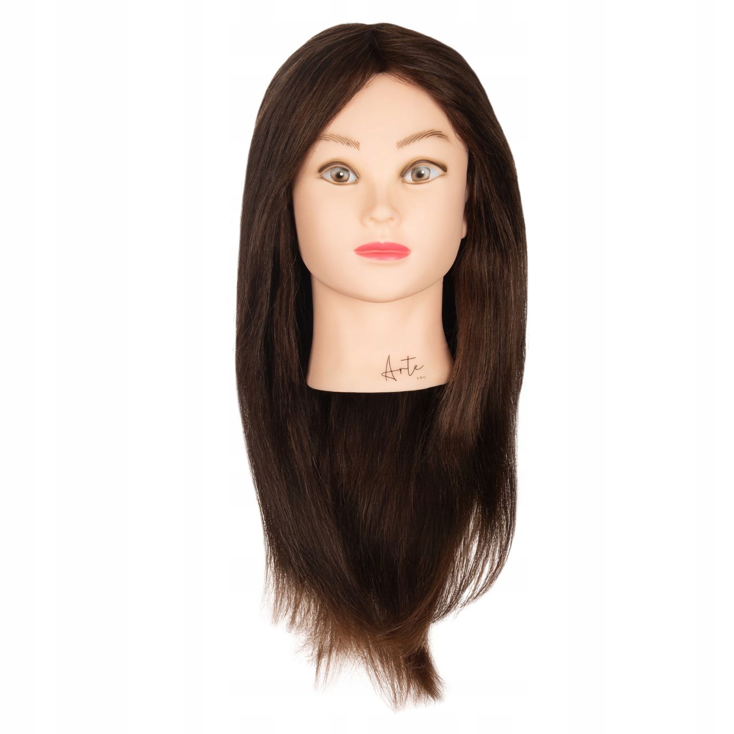 Hlavička kadeřnická hlava Bianca tréninková 45 cm přírodní 100 %