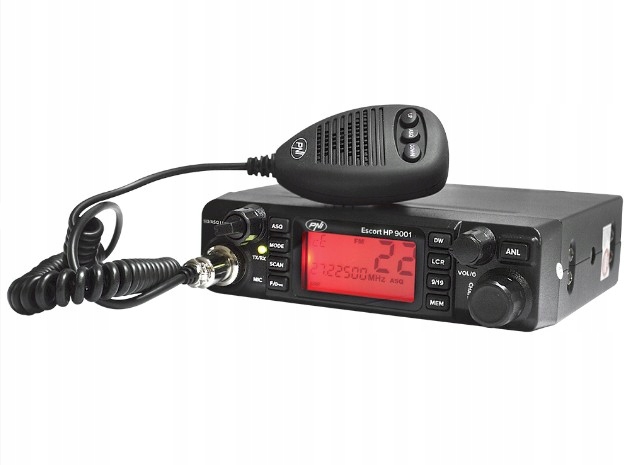 Cb Pni Escort stacja radiowa Hp 9001 Pro Asq regulowana, Am-fm, 12V