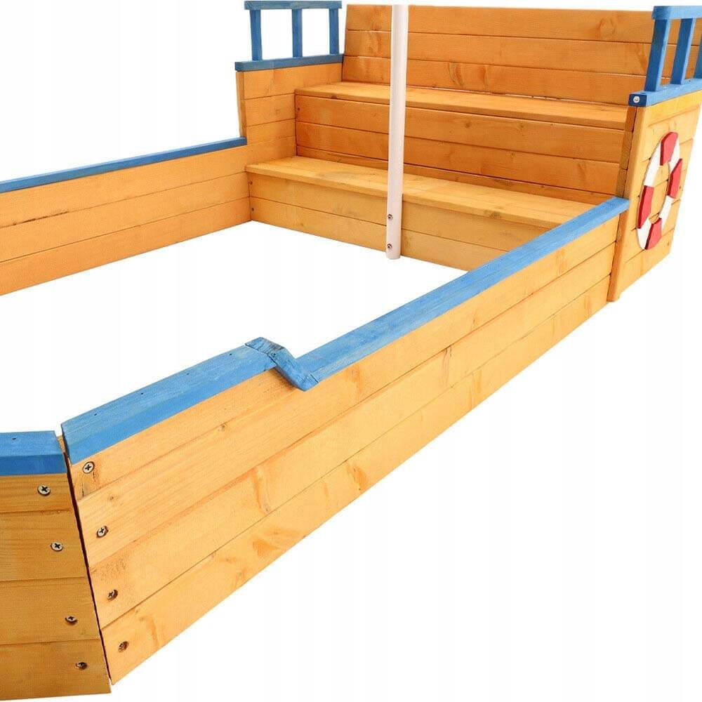 PIASKOWNICA STATEK PIRACKI DLA DZIECI ZABAWY W PIASKU Waga produktu z opakowaniem jednostkowym 19.7 kg