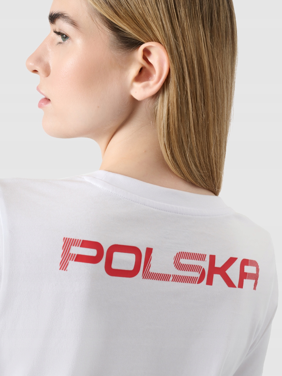 4F T-SHIRT DAMSKI POLSKA ORZEŁEK KOSZULKA KIBICA BIAŁA F2168 r. XXL Model 4FSSS24TTSHF2168