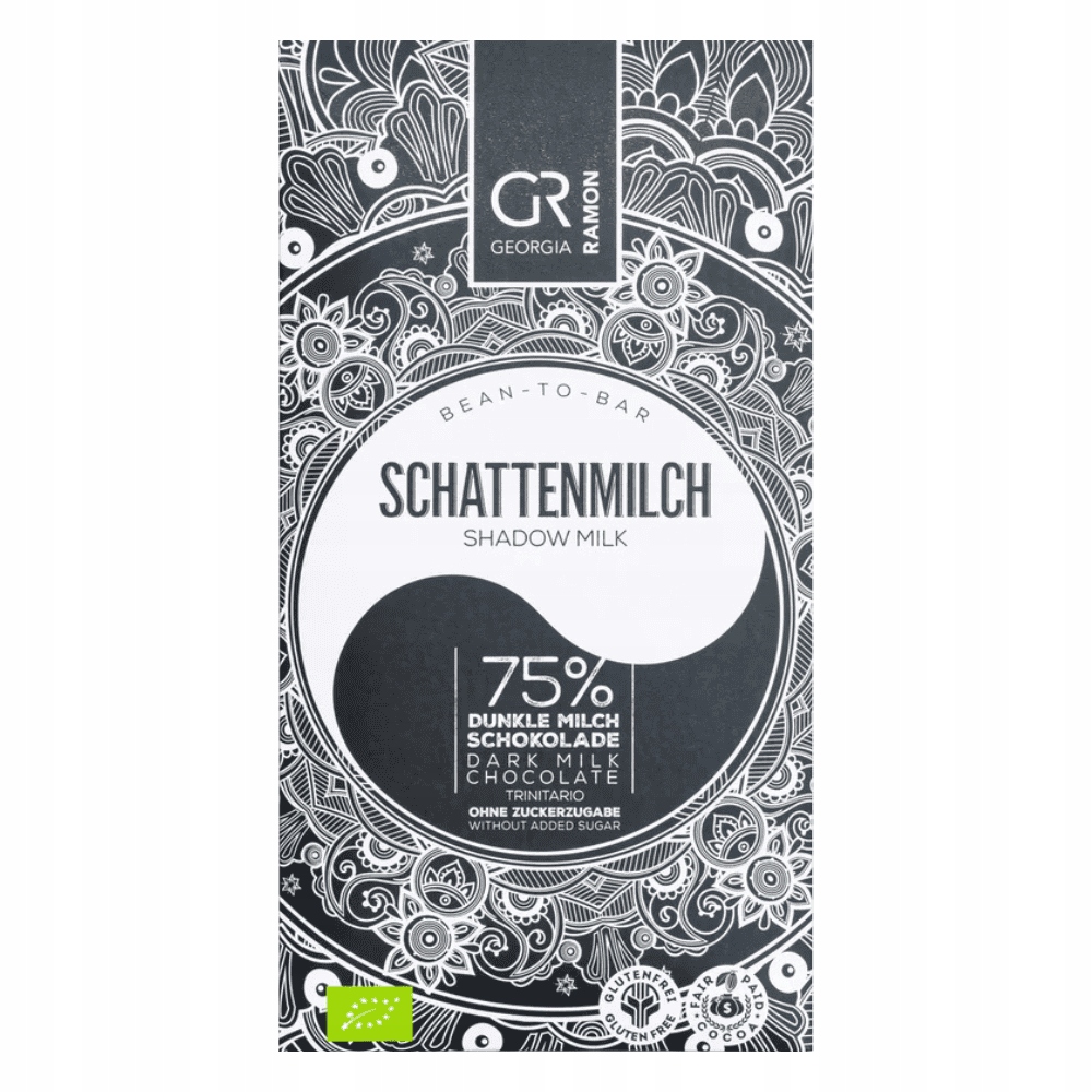 Levně 2x Georgia Ramon Shadow Milk 75% Intenzivní těžká Čokoláda 50 g