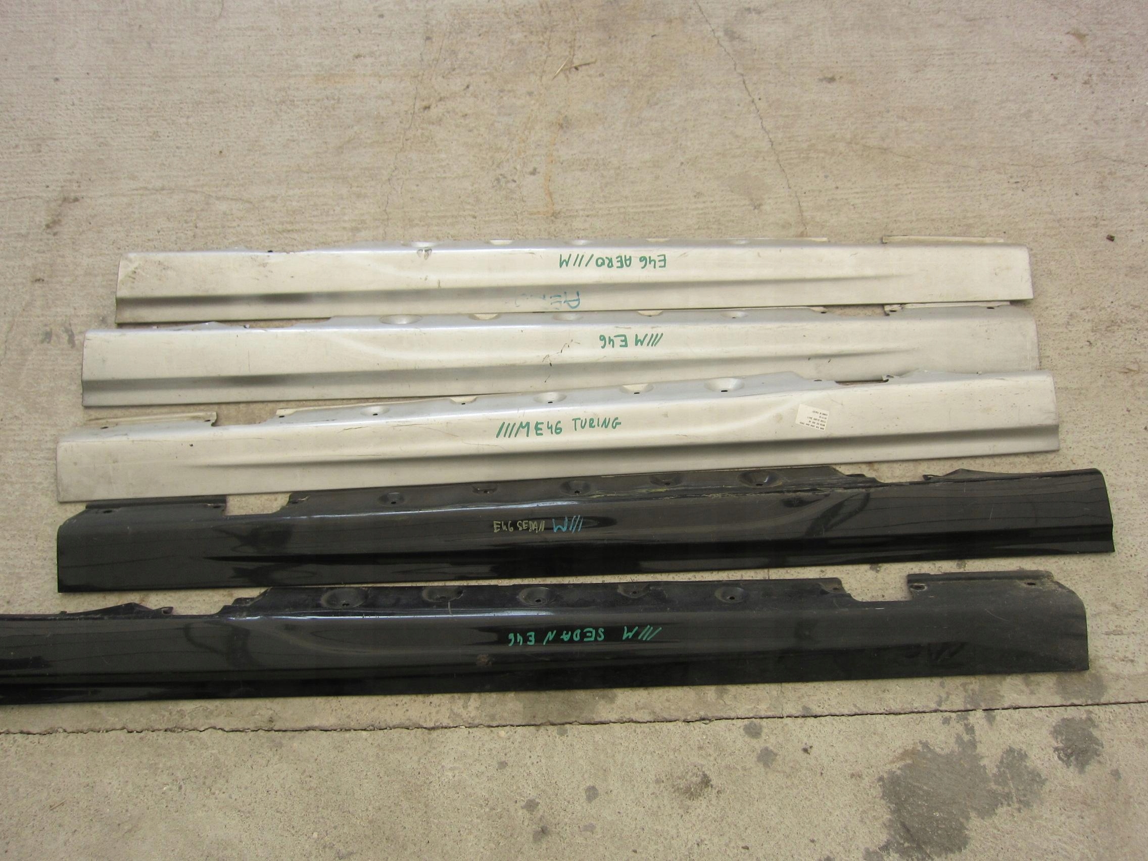 BMW E46 sedan KOMBI cap threshold m-packet