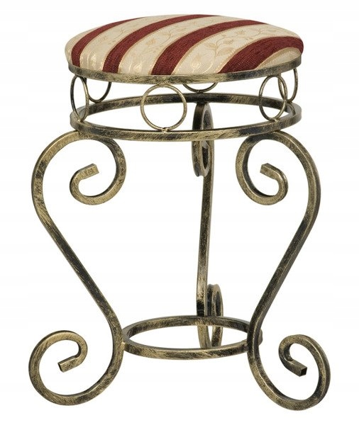 TABORET METALOWY PUFA STOŁEK METALOPLASTYKA 424