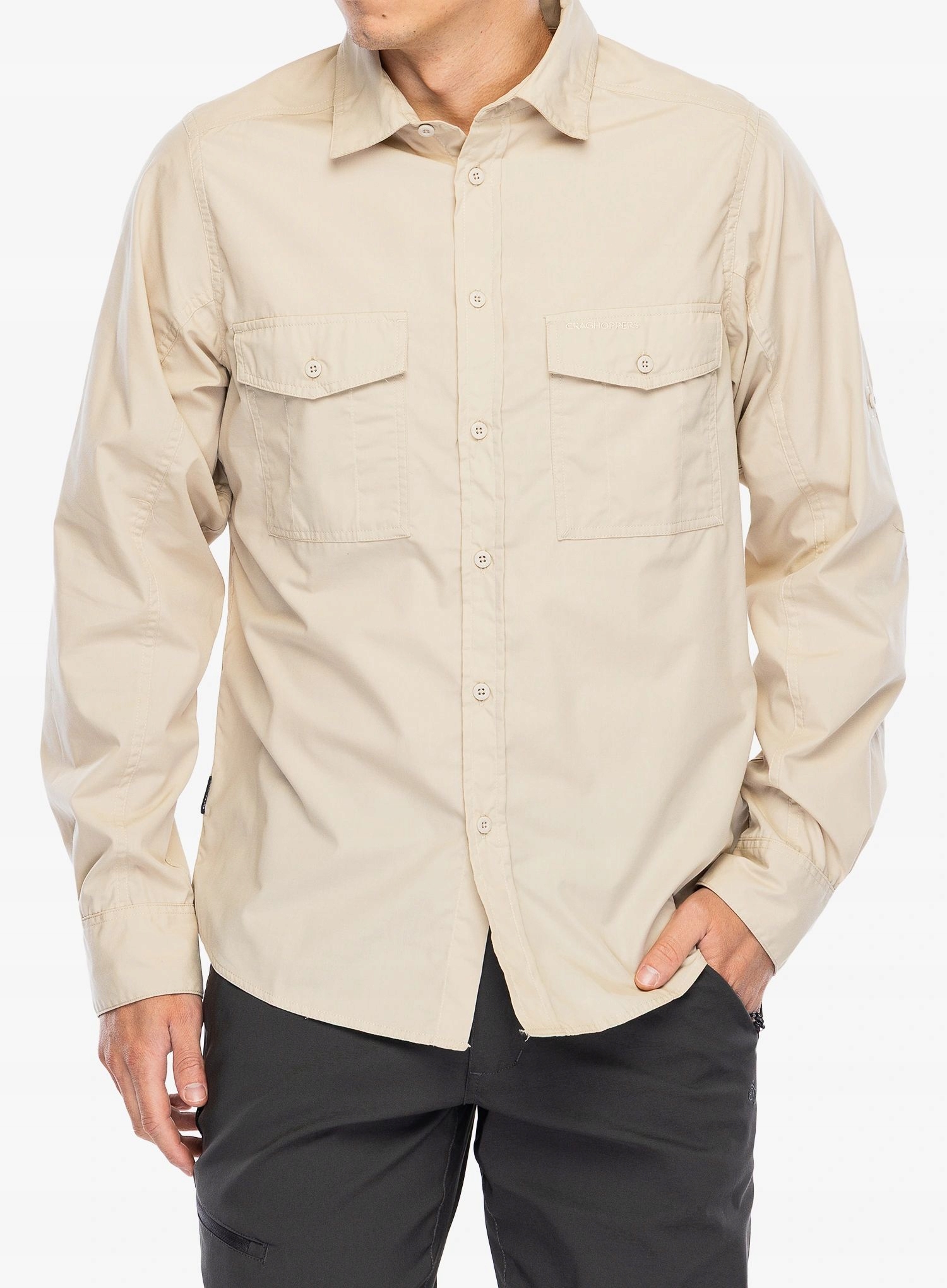Cestovní košile Craghoppers Kiwi II Long Sleeved Shirt oatmeal XXL