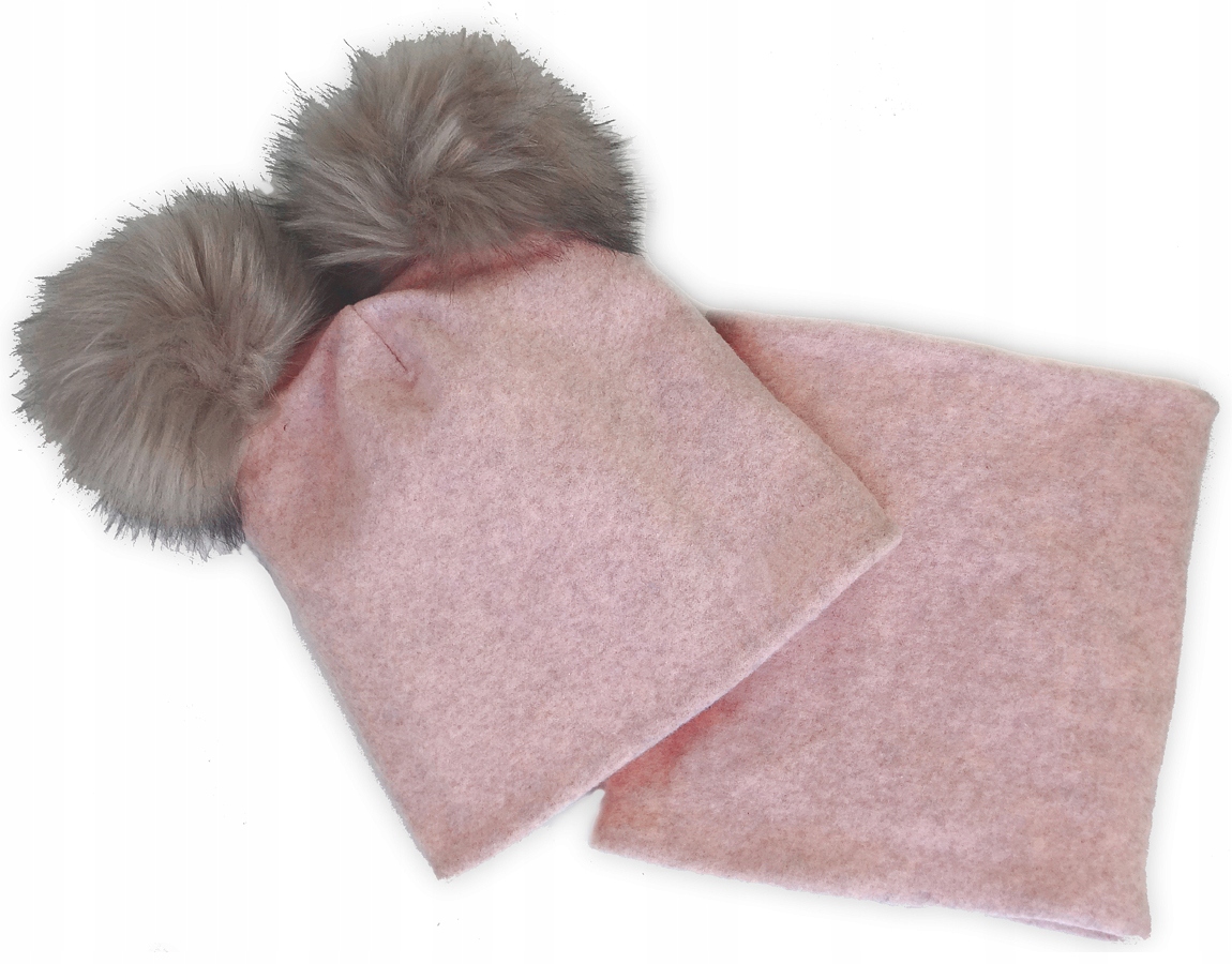 

Komplet zimowy N33B Czapka+komin tuba Polar 50-52