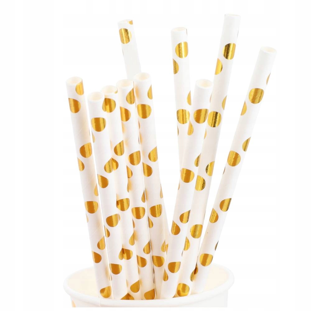 SŁOMKI PAPIEROWE rurki ozdobne do drinkow na napoje WIECZÓR PANIEŃSKI 10szt Stan opakowania oryginalne