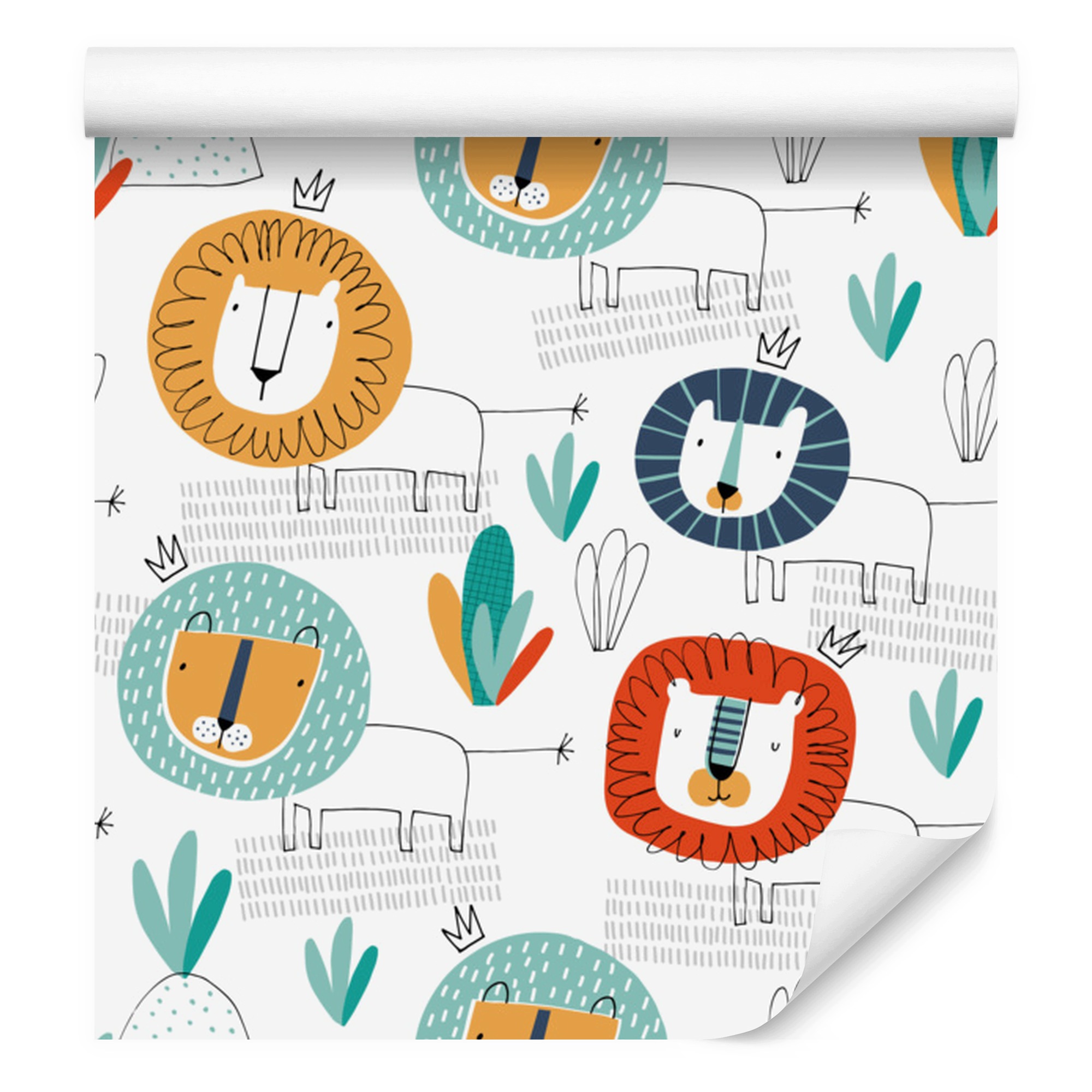 Tapeta Lvi ve skandinávském stylu do obývacího pokoje a ložnice 50 x 1000 cm