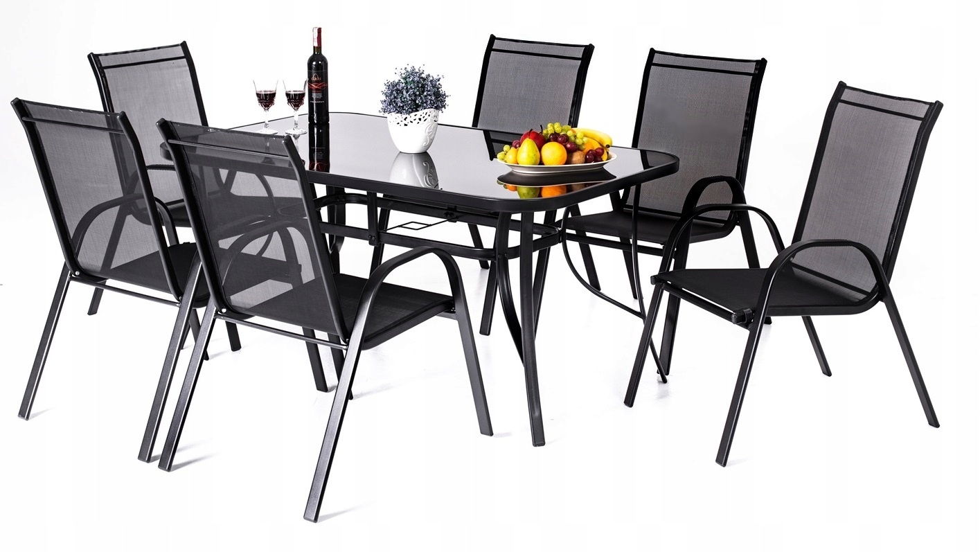 STOLIK STÓŁ OGRODOWY NA TARAS OGRÓD SZKLANY BLAT Producent MAT-COMPANY