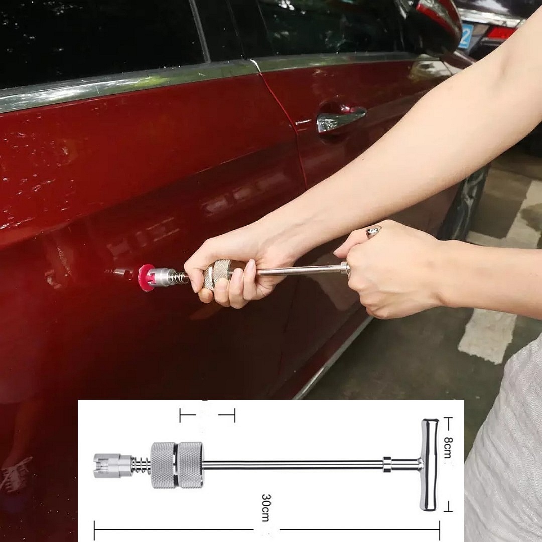 ZESTAW PDR mlotek bezwladnosciowy MOCNY KLEJ Set Components Slide Hammer Sheet Metal Hammer Mallet Adapters