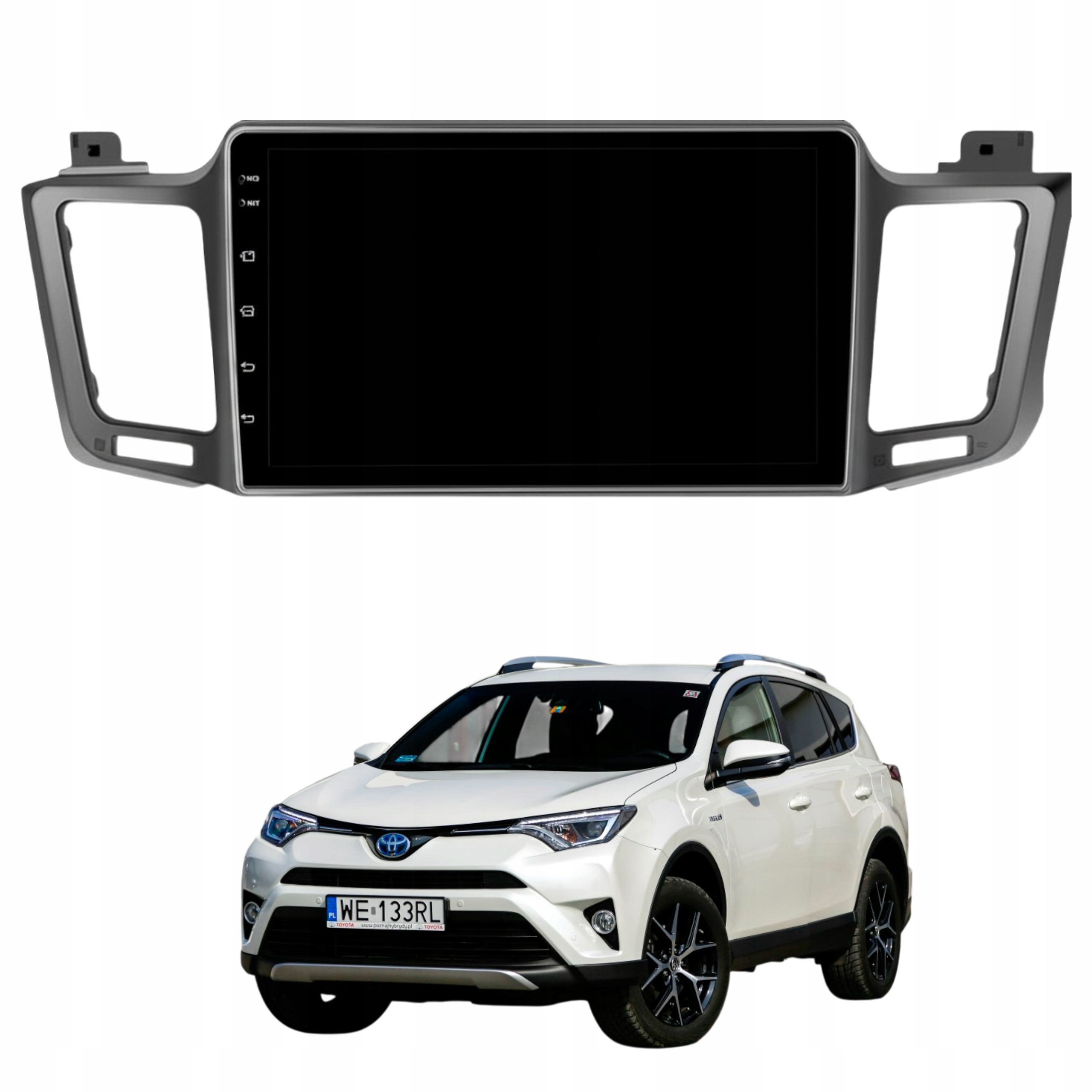 Rádio CarPlay Bezdrátové Android 9“ Toyota RAV4 2013–2019 Auto Gps C8097