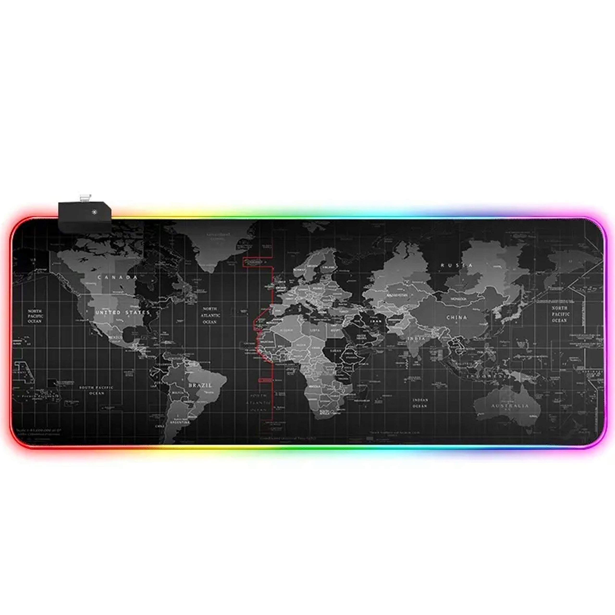 PODŚWIETLANA PODKŁADKA GAMINGOWA POD MYSZ LED XXL Stan opakowania oryginalne