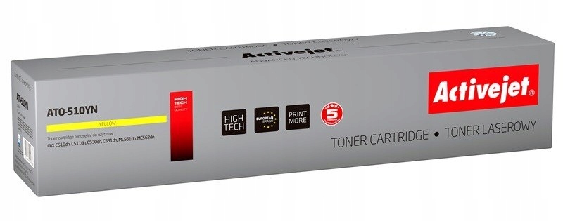 Toner Activejet ATO-510YN (zamiennik do Oki 44469722; Supreme; 5000 stron;