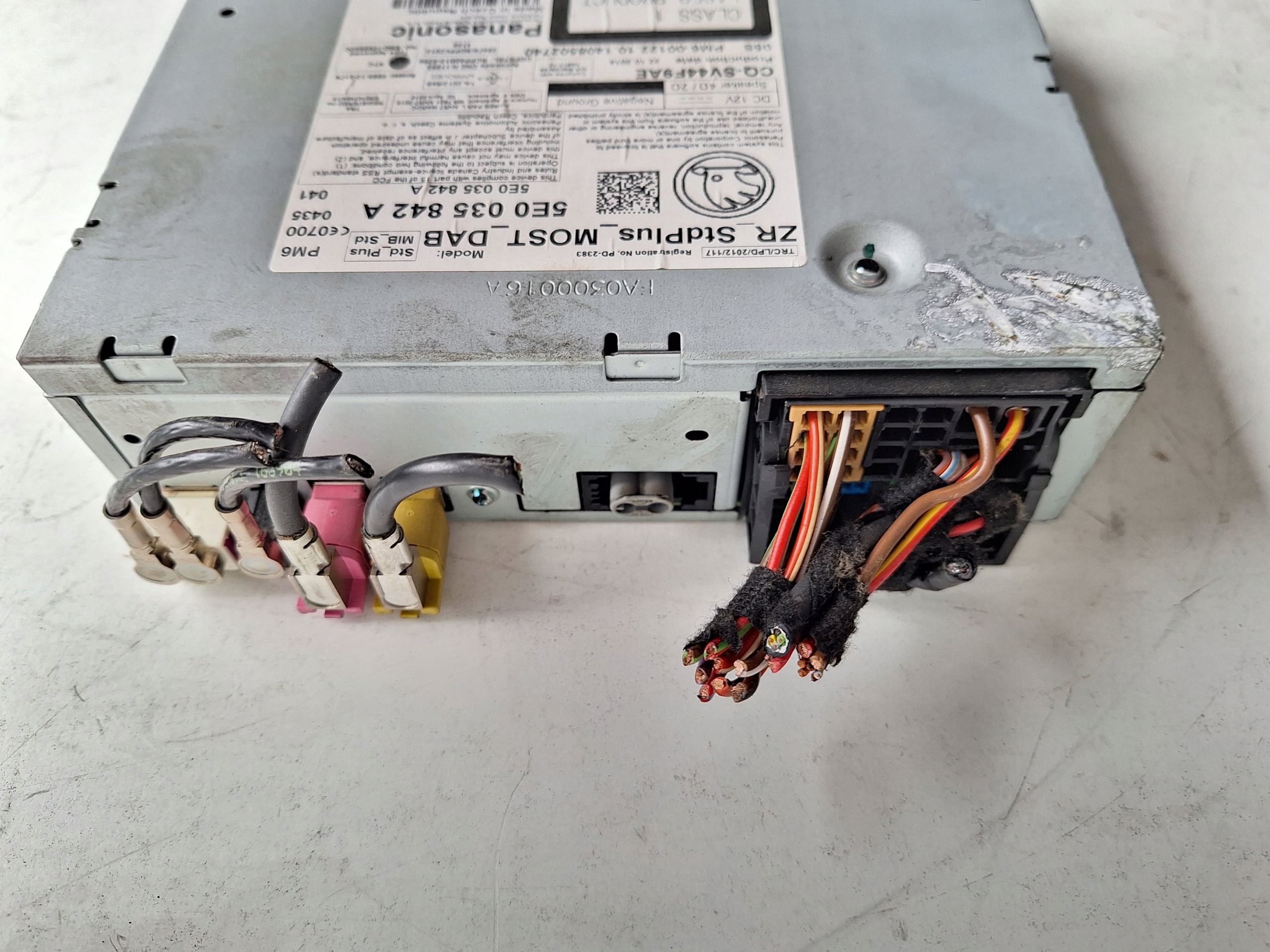 SKODA OCTAVIA III 13-17 player CD SD 5E0035842A