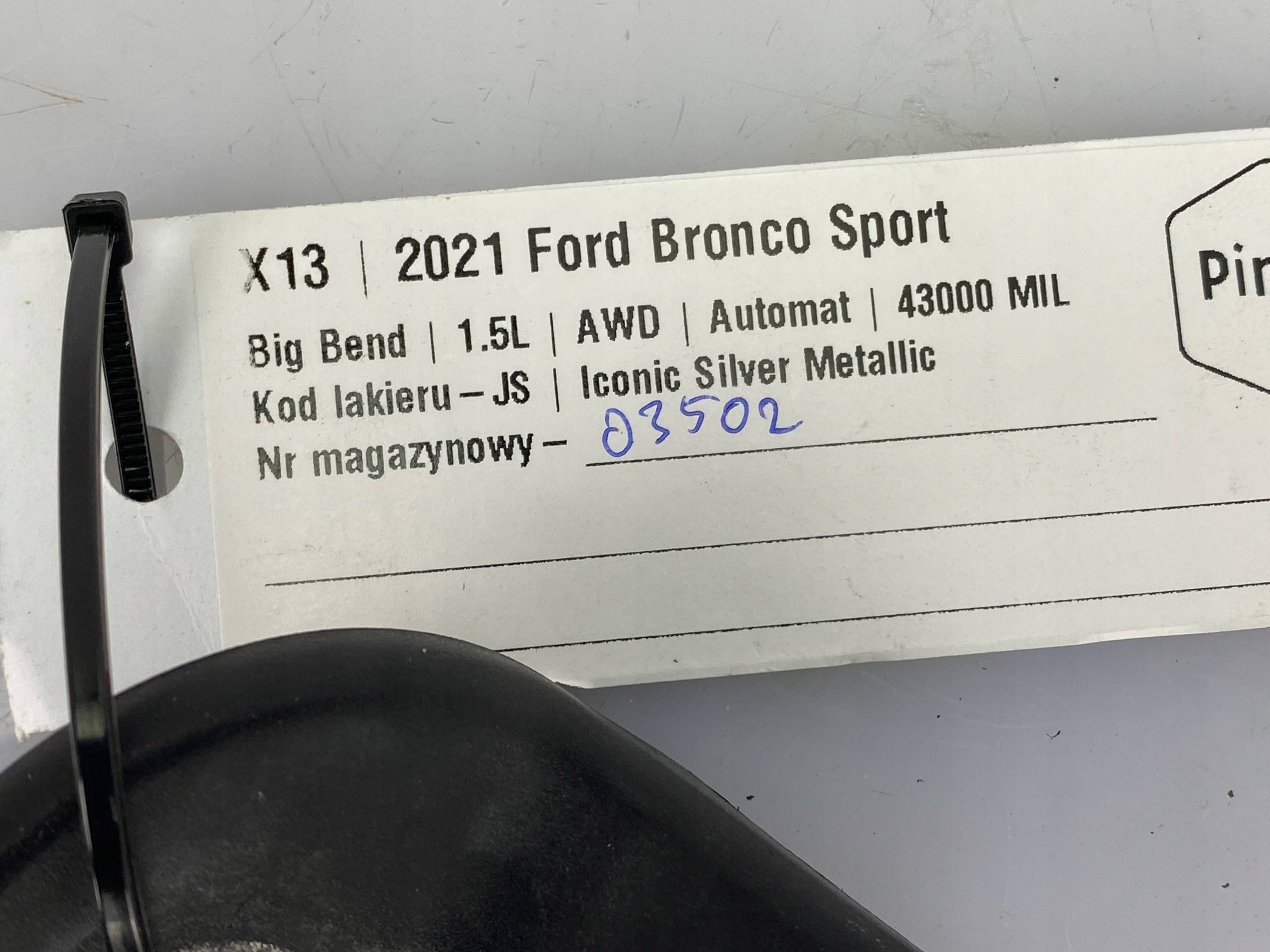 bracket Ford Bronco Sport 2020+ USA
