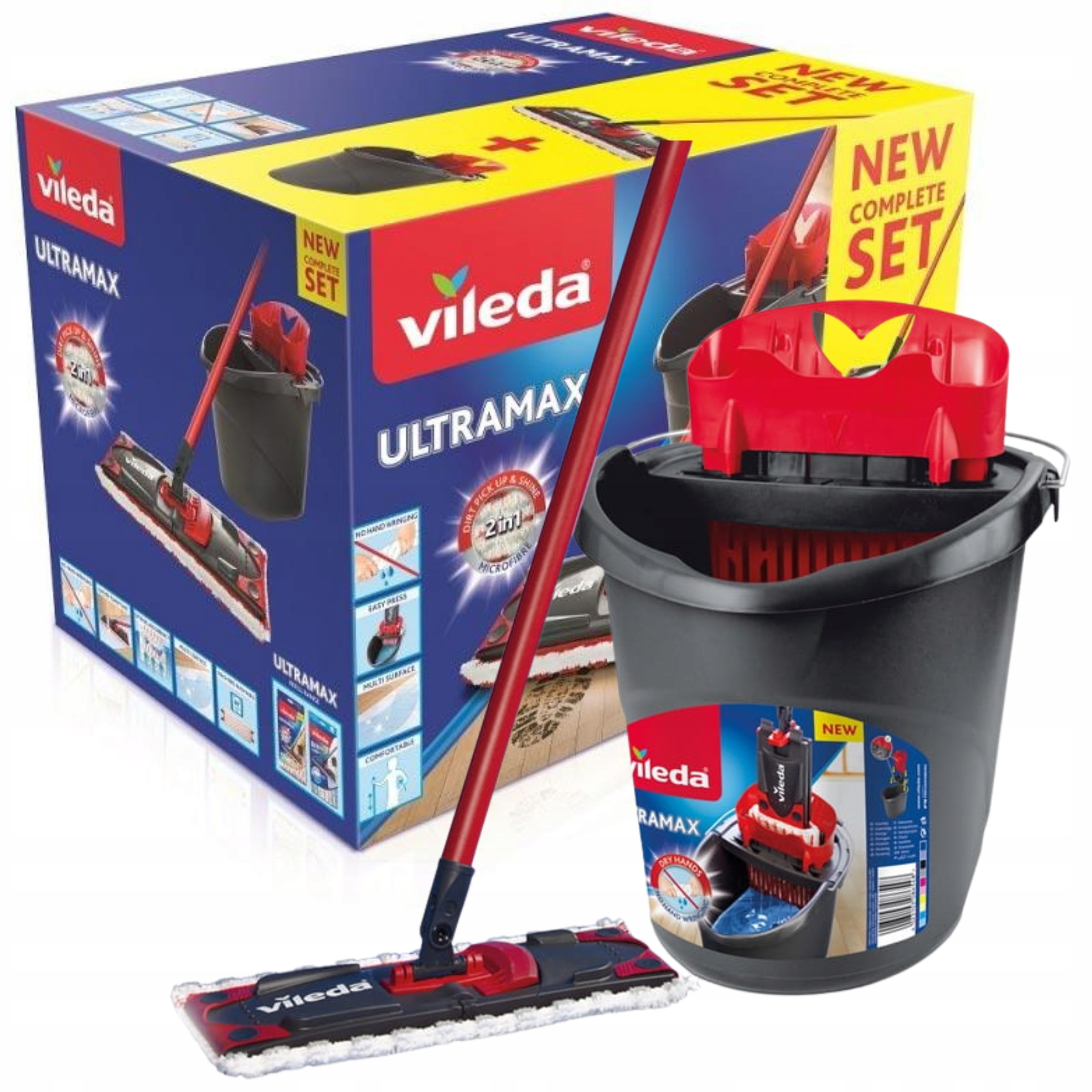 Levně Vileda Ultramax plochý mop se ždímačem