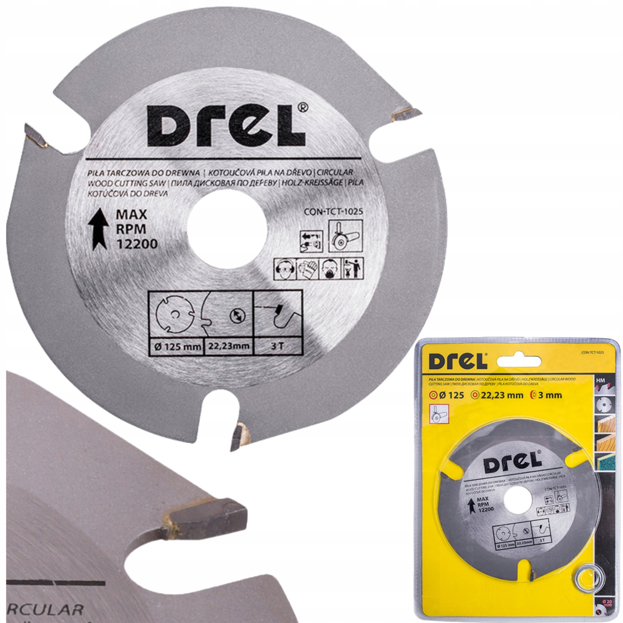 

Tarcza Do Cięcia Drewna Na Szlifierkę Kątową 125mm