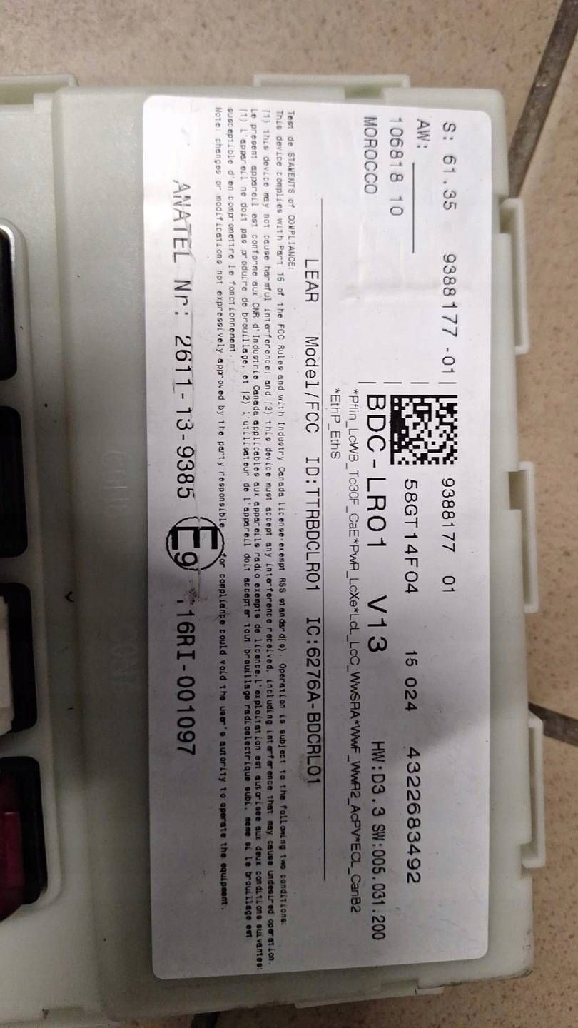module control unit BDC BMW MINI F56 9388177
