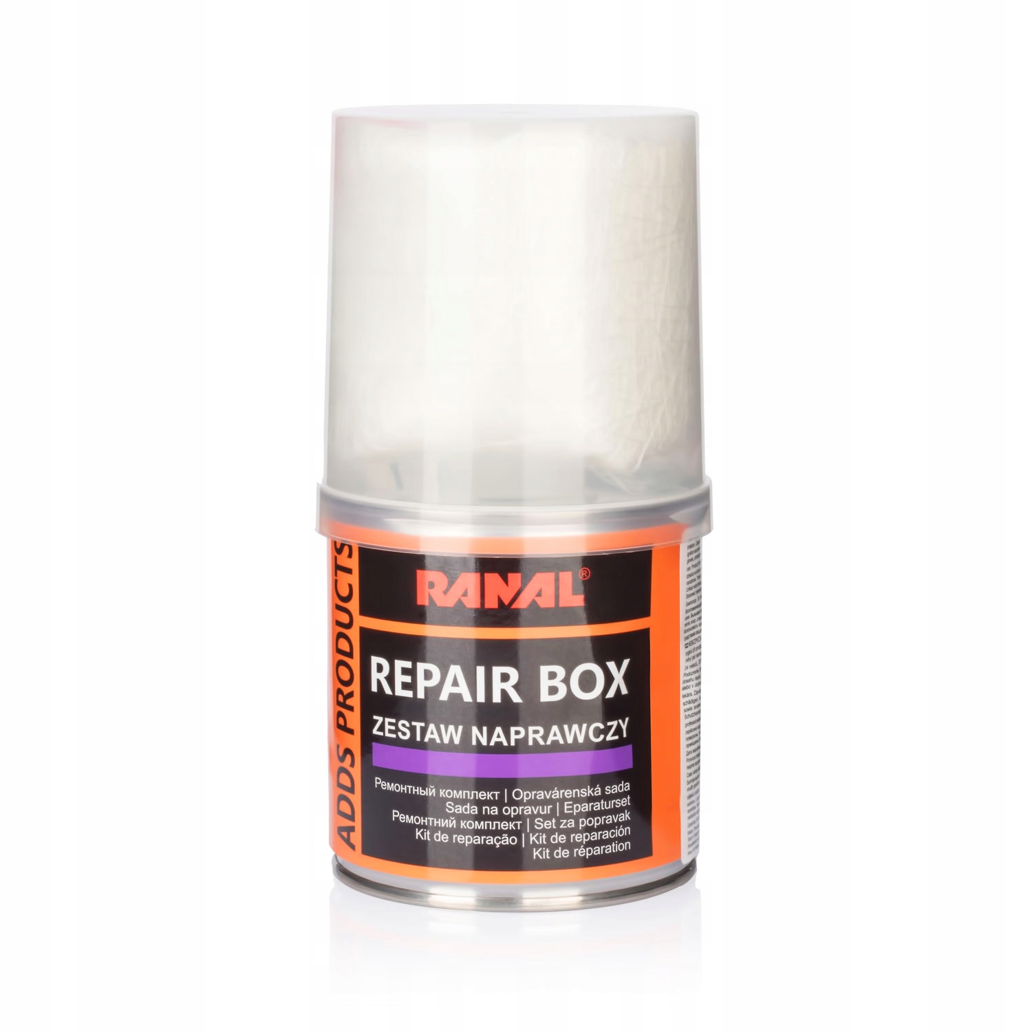 Żywica Poliestrowa + Mata Szklana Utwardzacz Zestaw Naprawczy RANAL