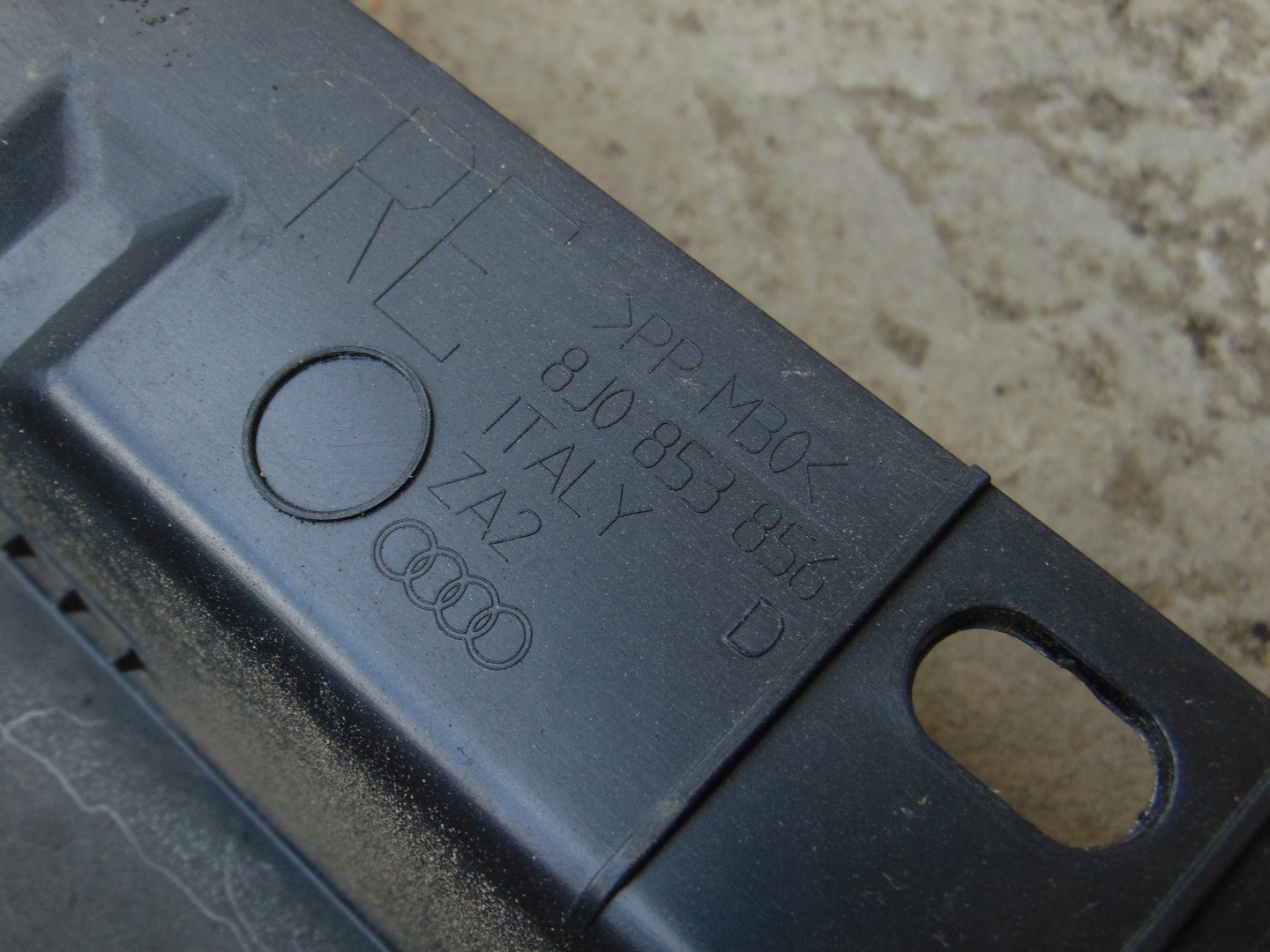 moulding cap threshold right AUDI TT 8J LX7Z 8J0853856D