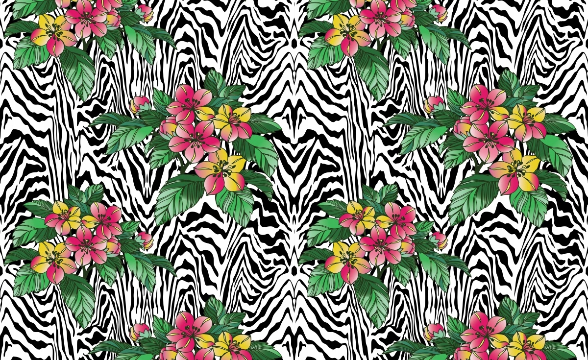 

Fototapeta Flizelinowa Wzór w kwiaty 416x254