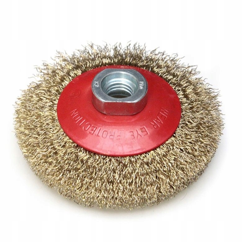 SZCZOTKA DRUCIANA TARCZOWA MOSIĄDZOWANA 100MM DEDRA Marka Dedra