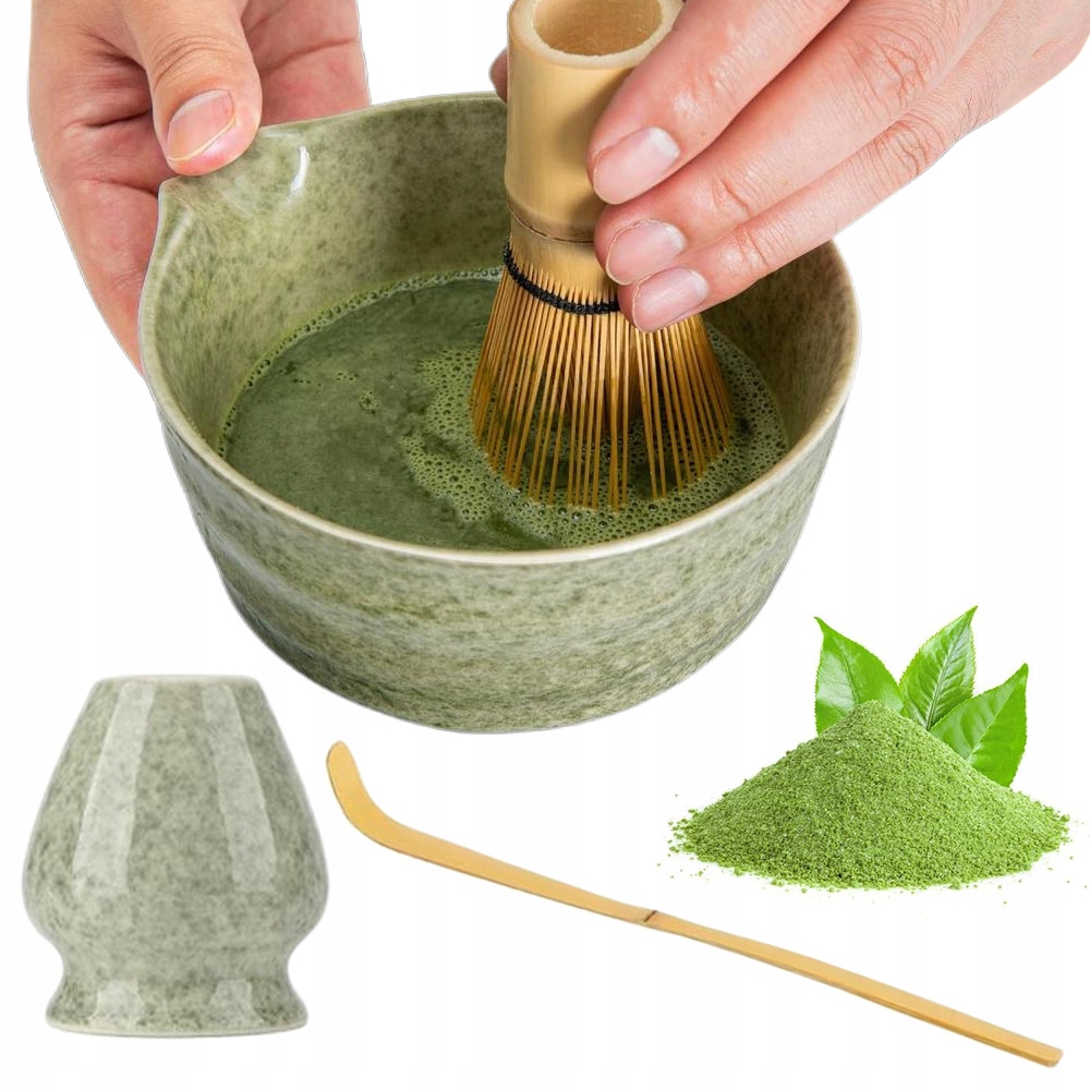 Levně Sada Na Vaření Matchy Japonská Matcha Akcesoria Bambusové 4KUSŮ
