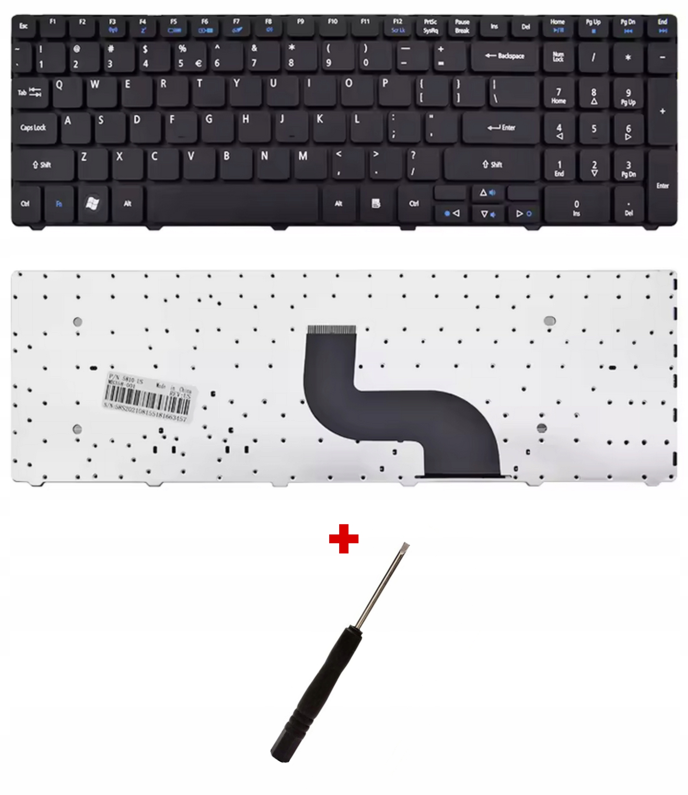 Klávesnica Pl pre Acer Aspire 5738 5740 5741 5750 7741 7750 E1-521 E1-571