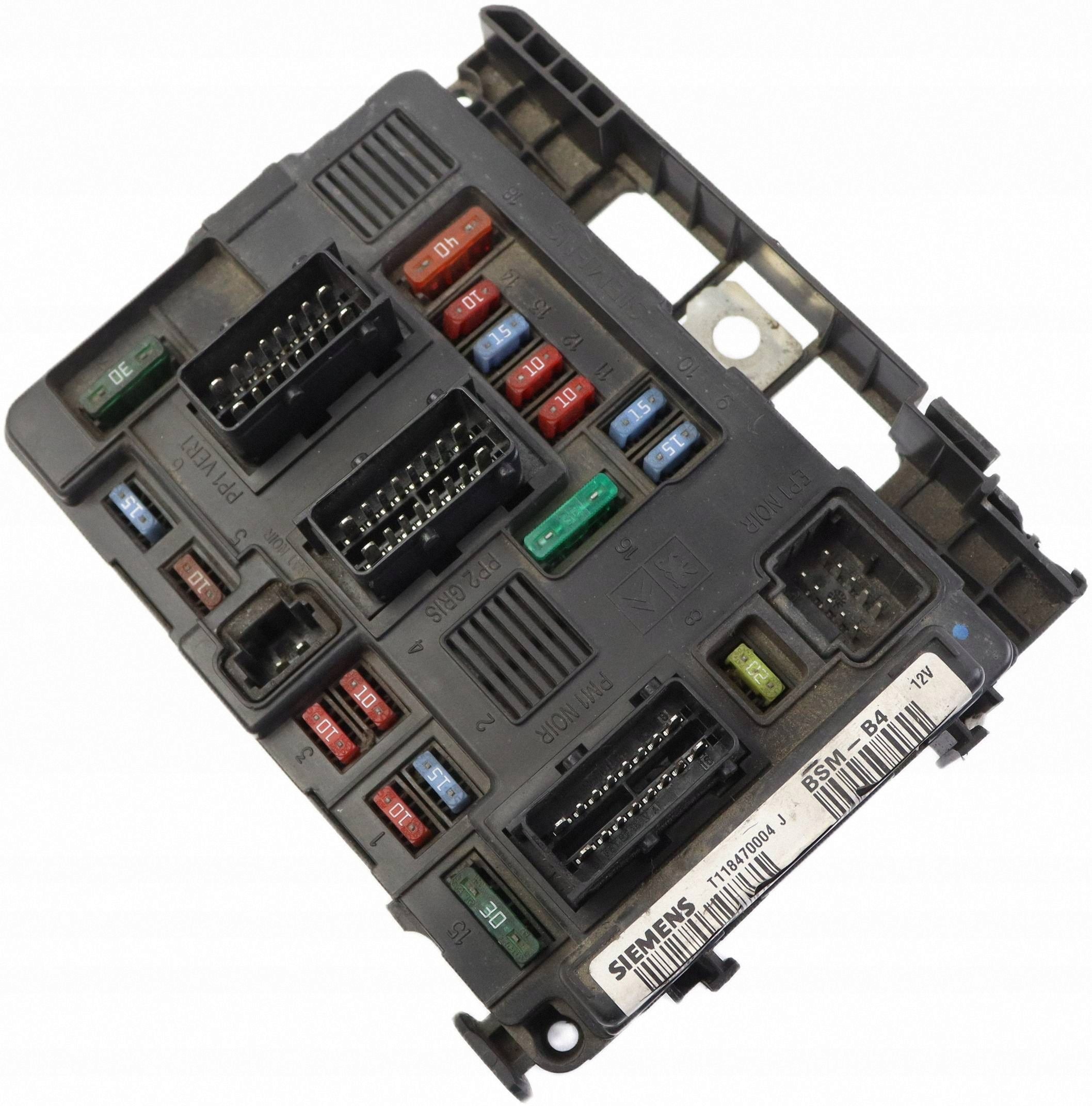 CITROEN PEUGEOT module compartment control unit BSM 9643498780 T118470004J