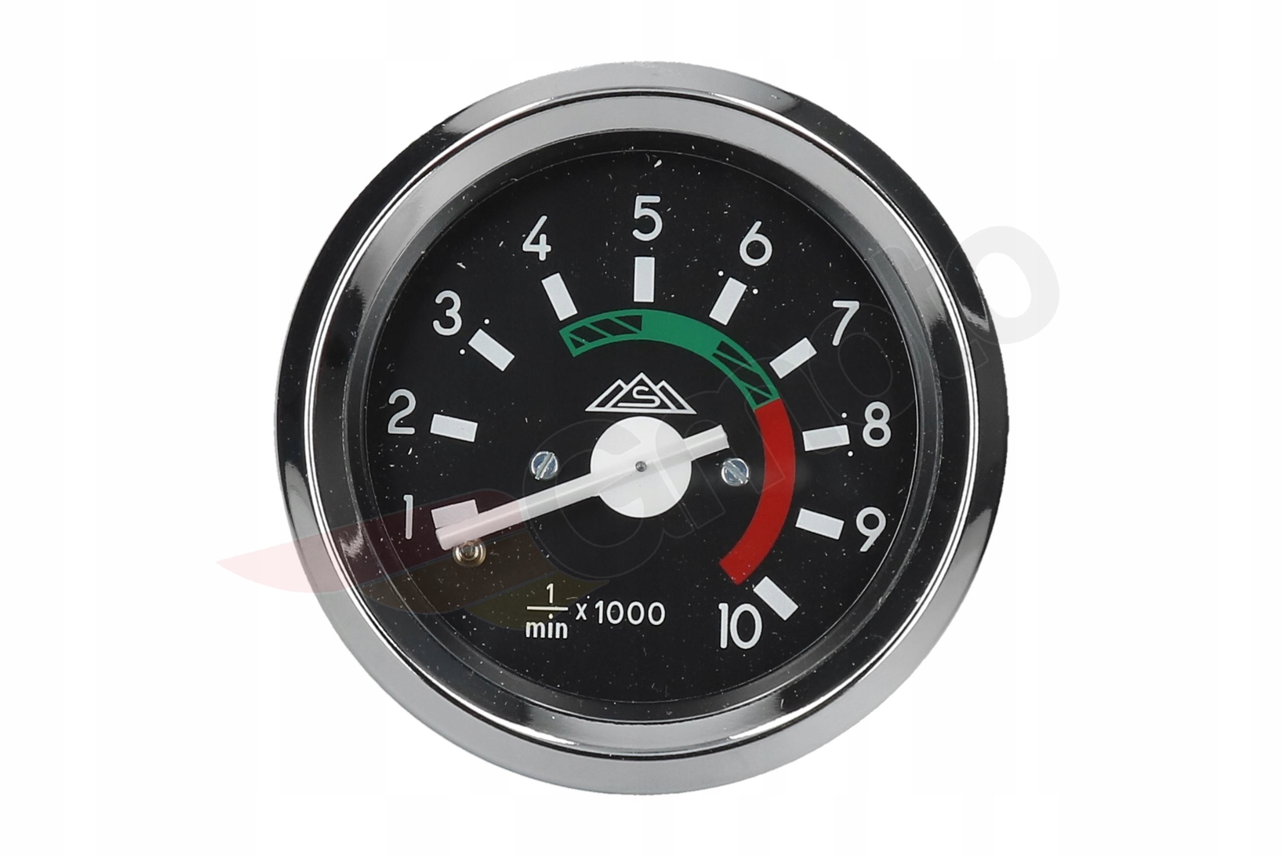 Obrotomierz czarna tarcza ramka chrom Simson S51