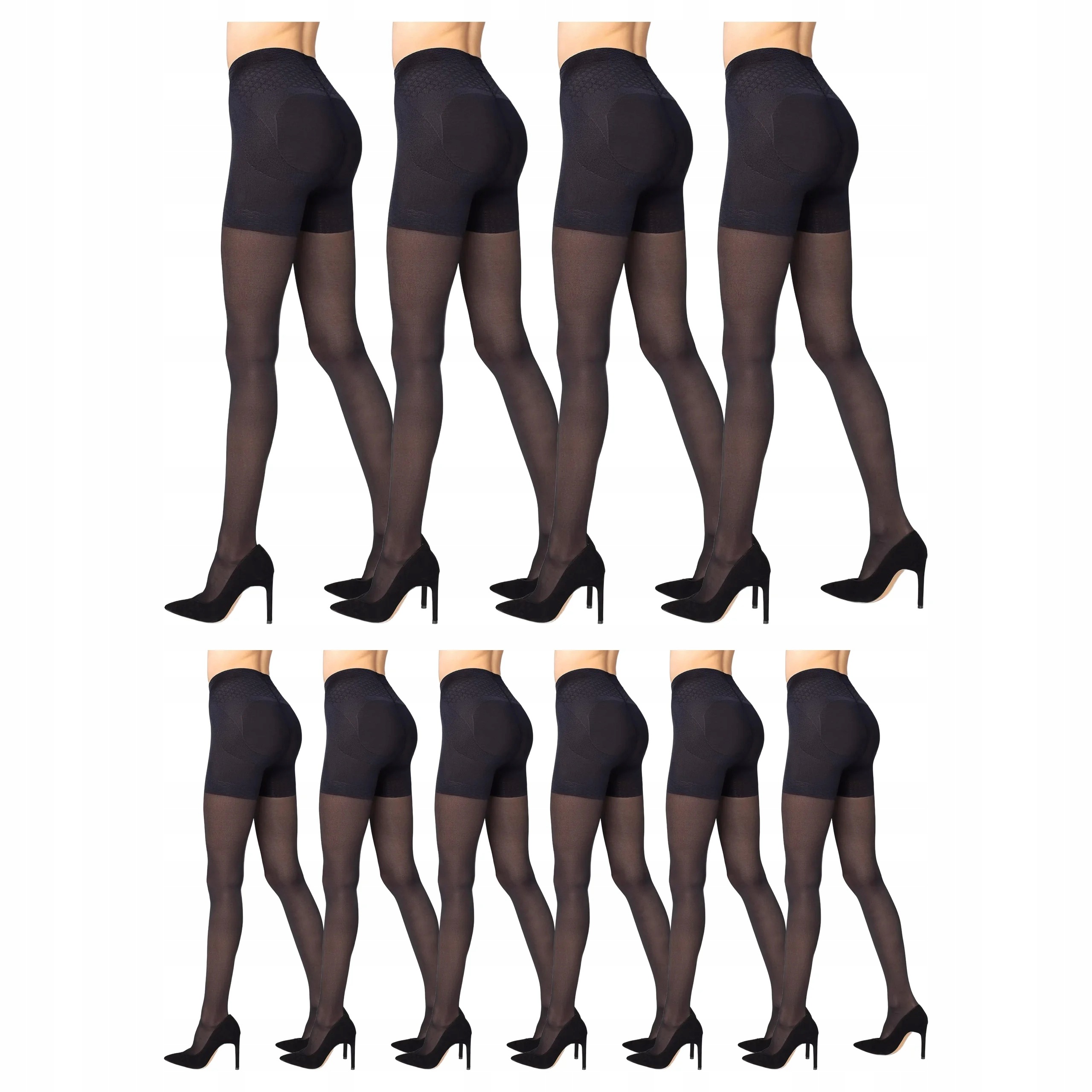 10 x Punčocháče punčocháče Marilyn Plus Up 40 Den 4-L nero