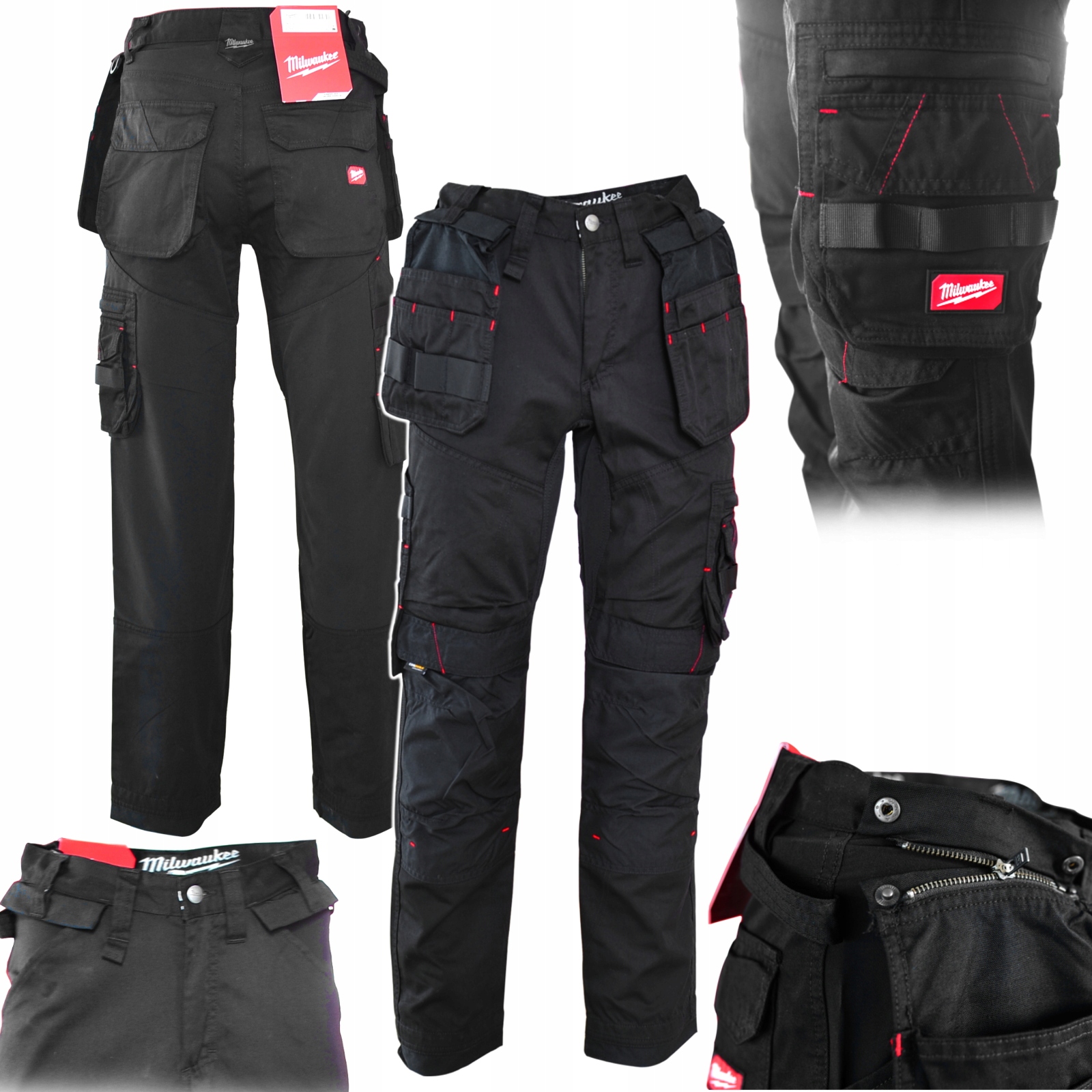 Spodnie robocze Free Flex czarne Milwaukee 4932498196 rozmiar 56