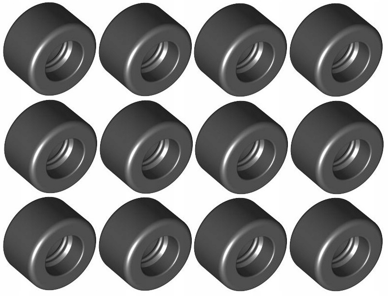 

Lego Opona Ø14.6x9 Czarna/Black 30028/4508215 x12