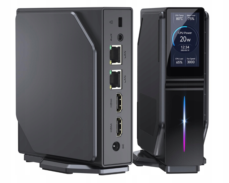 ミニPC Intel N100 メモリ16GB SSD 500GB 西川和久の不定期コラム】2つの2.5GbEをどう使う？Intel N100