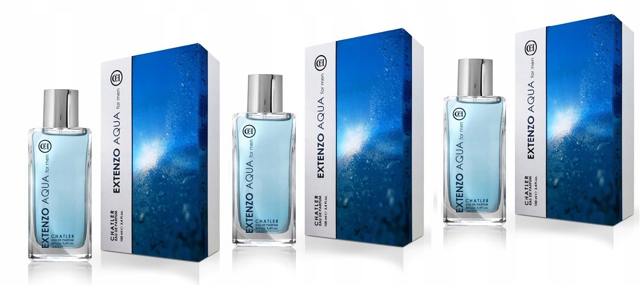 Chatler Extenzo Aqua Men 3x100 ml parfémovaná voda Set