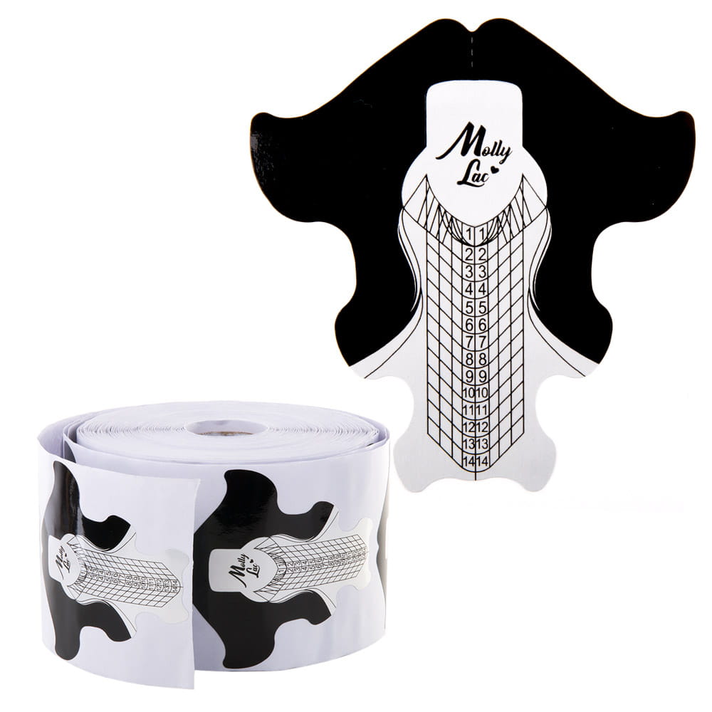 Šablony na nehty Premium hliníkové 500ks