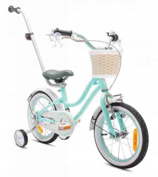 Rowerek dla dziecka 12&quot; Heart bike miętowy EAN 5909375426345