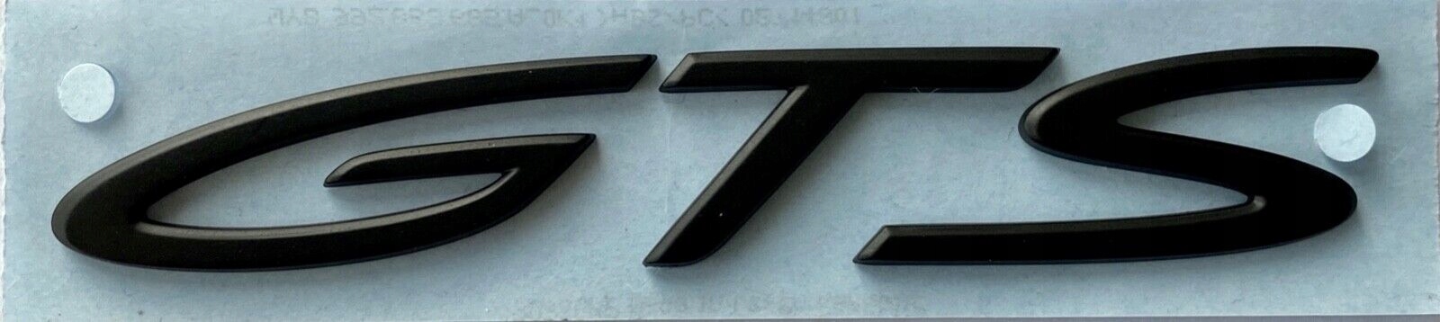 Porsche Oe 911 992 "gts" emblém znak logo nápis čierny mat
